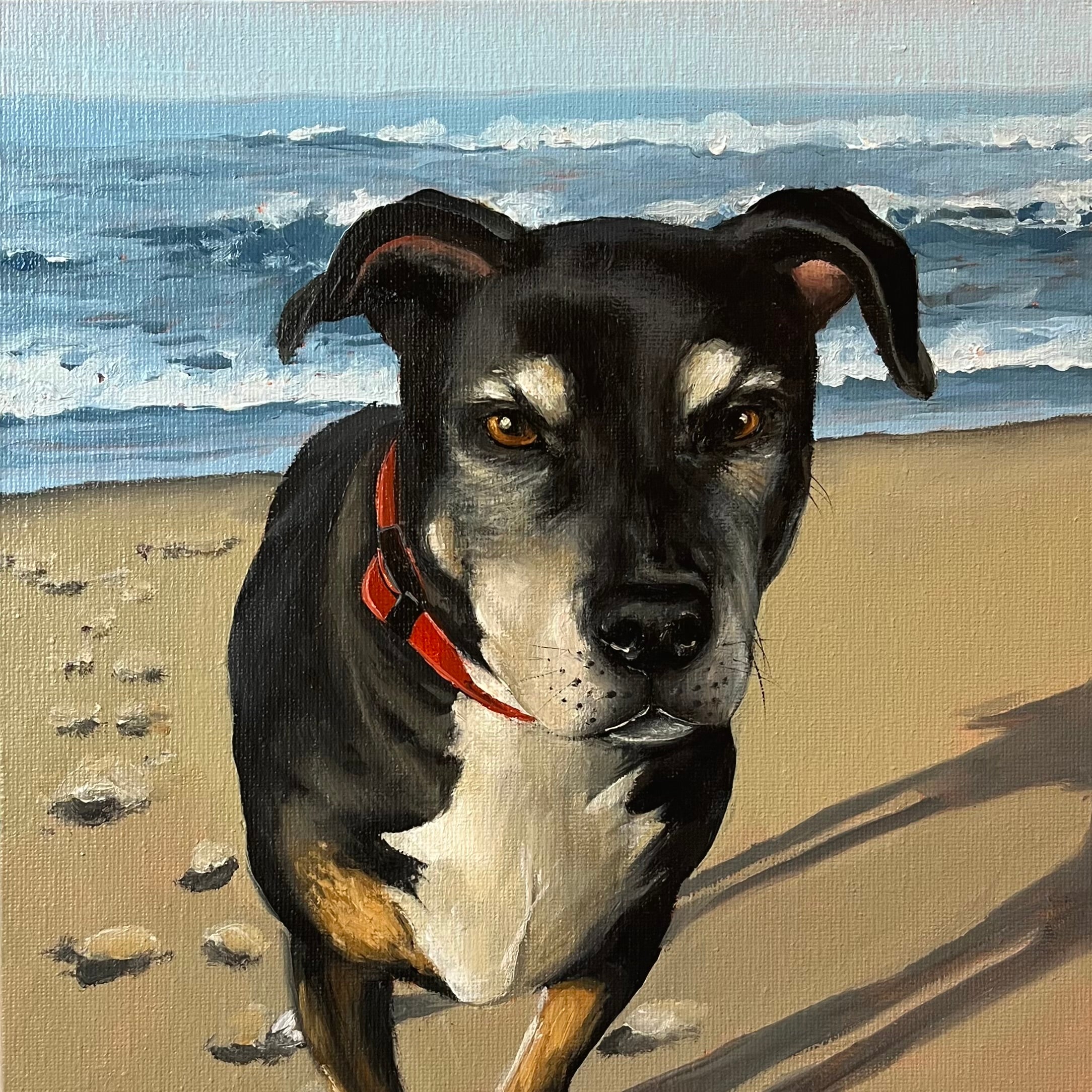 Custom Pet Portrait Oil Painting from Photo